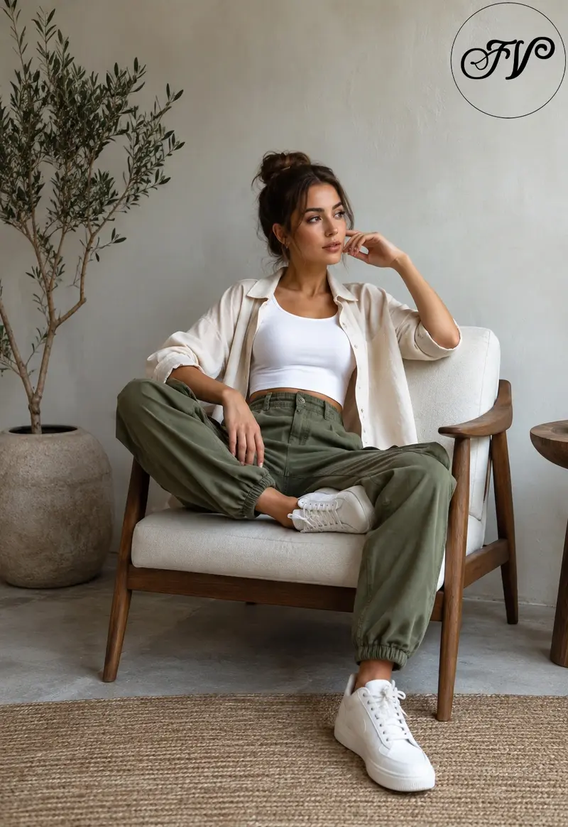 Pantalon cargo pour femme : comment le porter pour créer des looks modernes et élégants en 2026