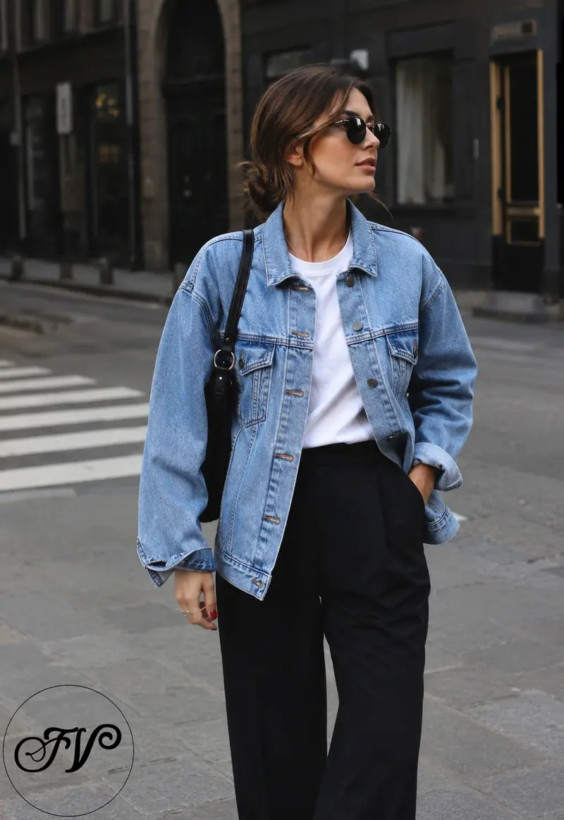 Veste en jean femme : comment la porter en 2026 | Looks & tendances